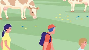 10 rules of conduct for Austrian Alpine pastures and grazing areas (photo: BMNT)
