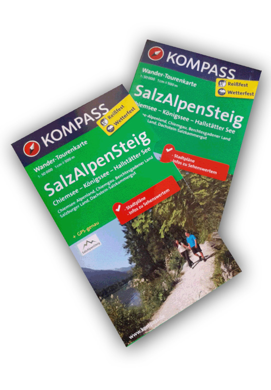 Wanderführer + Karte SalzAlpenSteig