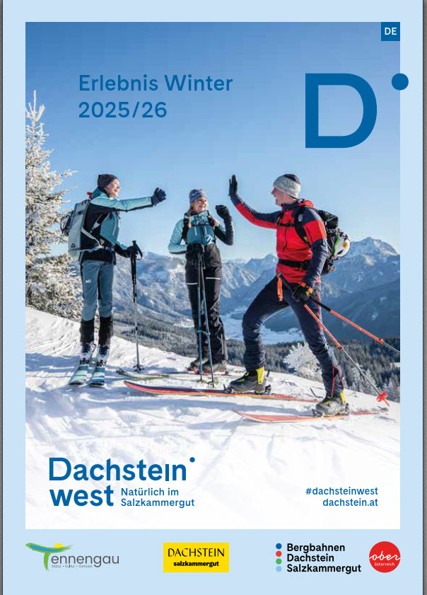 Die Titelseite vom Wintererlebnis Dachstein 